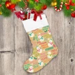 Christmas Snowman Holly And Coloful Typography Christmas Stocking