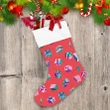 Stripe Dot And Plaid Pattern Gift Boxes Pattern Christmas Stocking