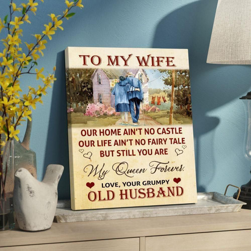 Anniversary Gift For Wife Our Home Ain't No Castle - Gift For Wife, Gift For Mother - Canvas