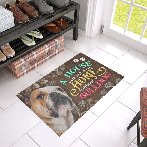 bulldog home Doormat - Welcome Mat - Home Decor