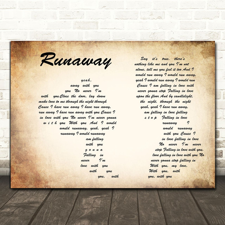 The Corrs Runaway Man Lady Couple Song Lyric Art Print