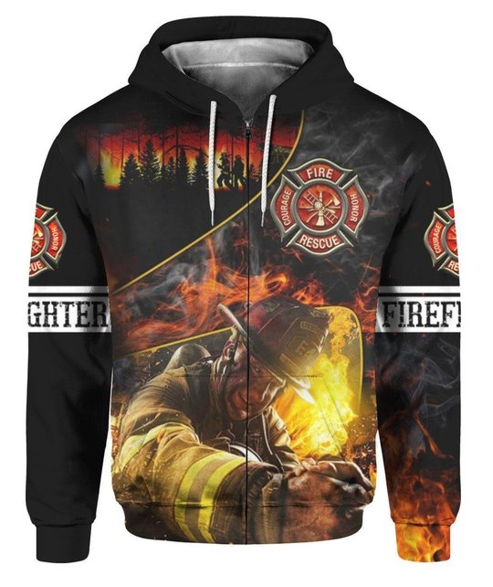 FIREFIGHTER 3D HOODIE