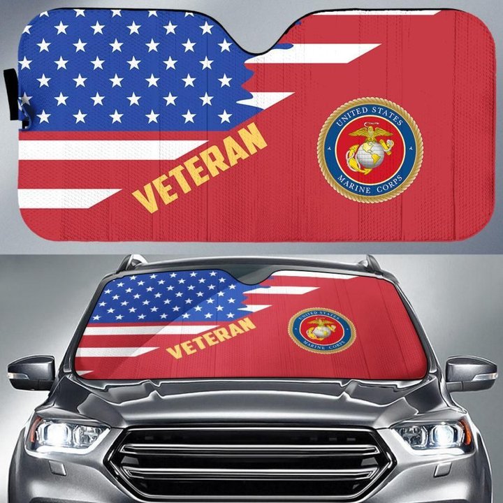 MARINE VETERAN - Auto Sun Shade