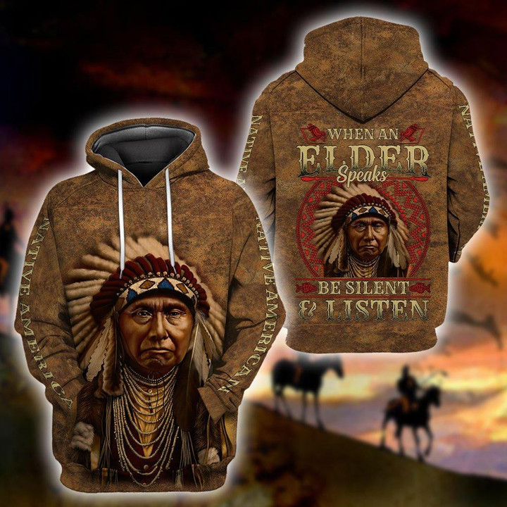 Resger native Hoodie & Zip Hoodie 3d VH25-NDP-TM