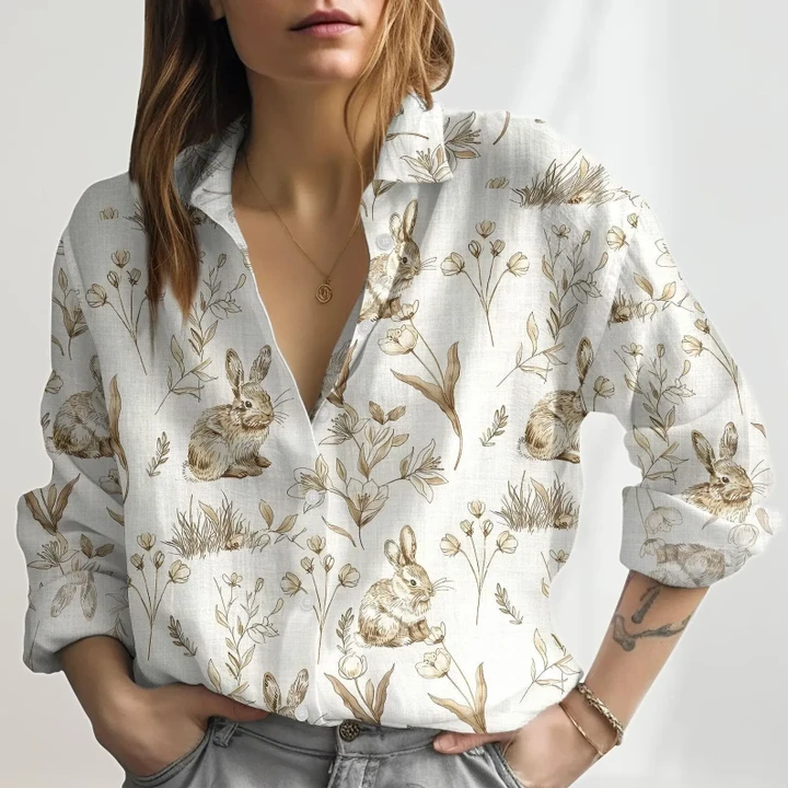 Resger Animals Linen Shirts VH339 NDP-TM