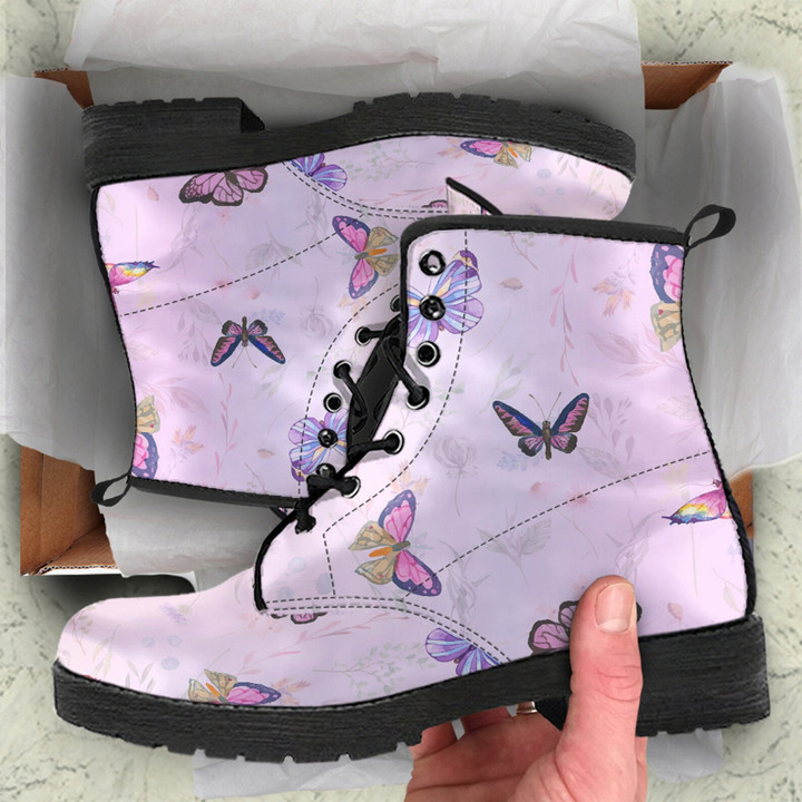Resger Butterfly Leather Boots VH86- PKL