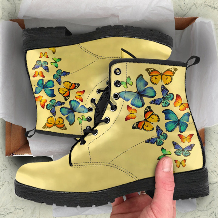 Resger Butterfly Leather Boots VH76- PKL