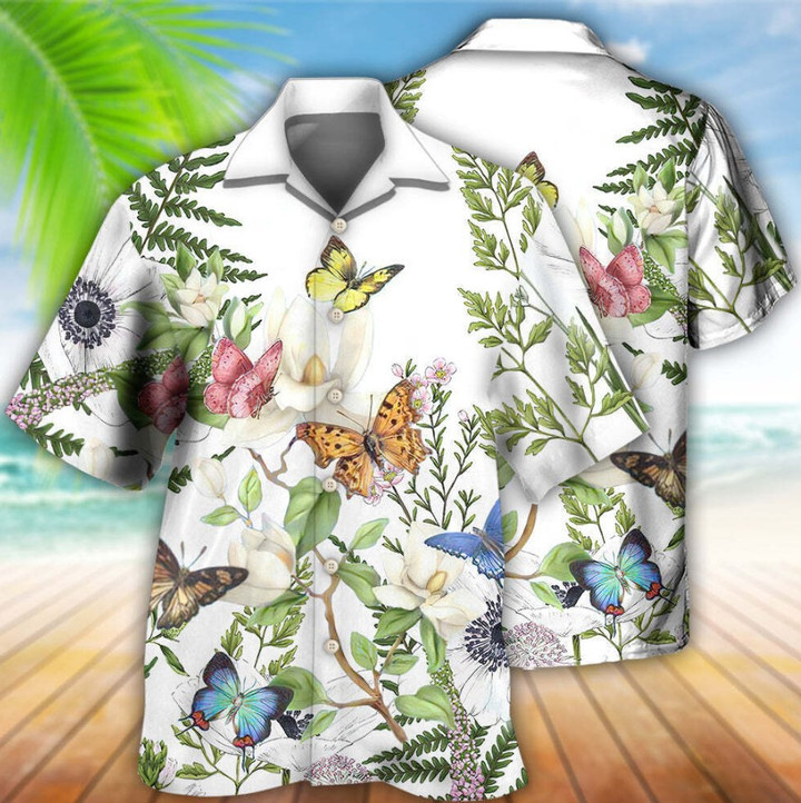 Resger Butterfly Hawaii Shirt VH104- PKL
