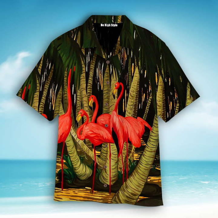 Resger Flamingo Hawaii Shirt (CN) VH72 PKL