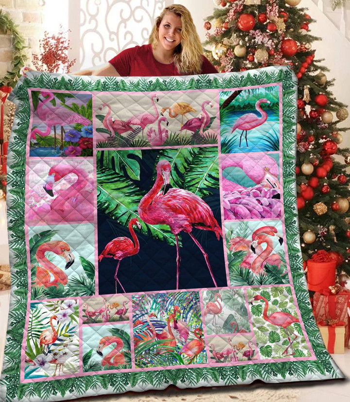 Resger Flamingo Quilt Blanket VH55 PKL