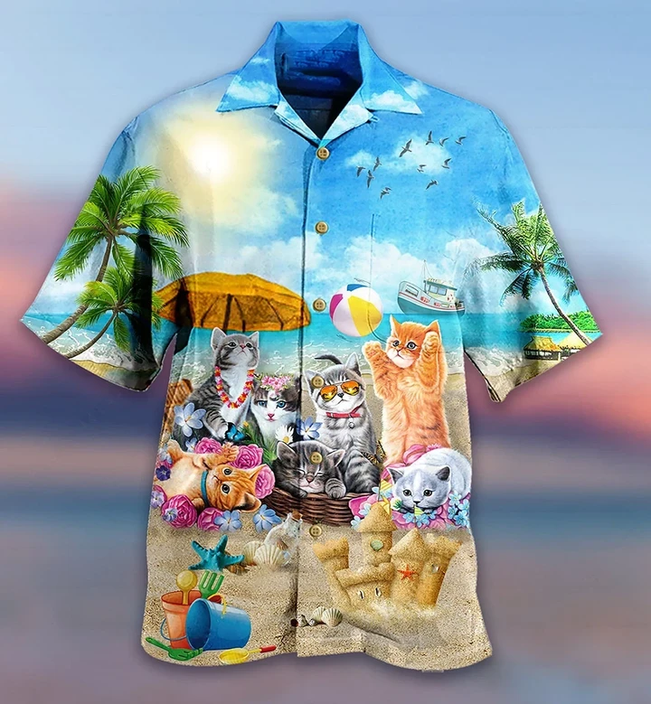 Resger Cat Hawaii Shirt – HAW VH174 PKL