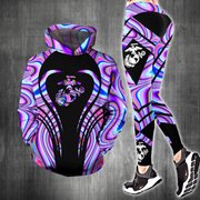 U.S MARINE - Raglan Hoodie + High Waisted Legging