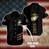 U.S MARINE - SHORT SLEEVE SHIRTS CUSTOMIZED NAME