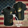 U.S MARINE - SHORT SLEEVE SHIRTS CUSTOMIZED NAME