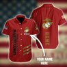 U.S MARINE - SHORT SLEEVE SHIRTS CUSTOMIZED NAME