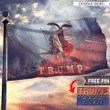 Trump 2020 Keeping America Great - Star Spangled Flag With Free Trump 2020 Pin