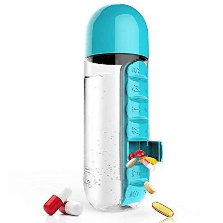 Pill Box Water Bottle