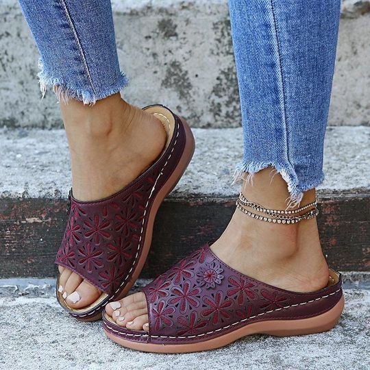 ARIZONA LEATHER SOFT FOOTBED ORTHOPEDIC ARCH-SUPPORT SANDALS 🔥 HOT DEAL - 50% OFF 🔥