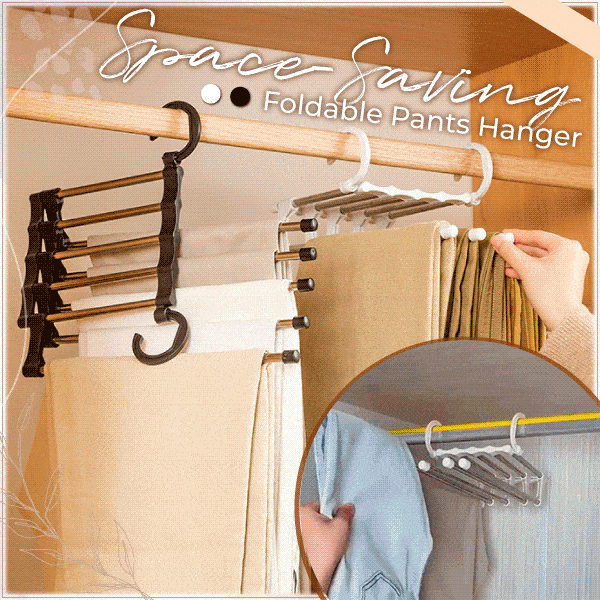 🔥NEW YEAR SALE🔥 Space-Saving Foldable Pants Hanger