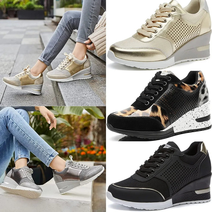 High Heeld Wedge Sneakers For Women 🔥HOT DEAL - 50% OFF🔥