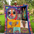 And Into The Forest I Go To Lose My Mind And Find My Soul  Hippie Peace Quilt Blanket Great Customized Blanket Gifts For Birthday Christmas Thanksgiving