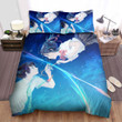 Your Name Kimi No Na Wa Characters In A Starry Night Bed Sheets Spread Comforter Duvet Cover Bedding Sets