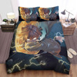 Demon Slayer Zenitsu Breath Of Thunder Artwork Bed Sheets Spread Comforter Duvet Cover Bedding Sets