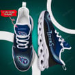 Tennessee Titans NFL Custom Name Max Soul Shoes