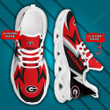 NCAA Georgia Bulldogs Personalized Custom Name Max Soul Shoes