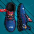 NCAA Kansas Jayhawks Personalized Custom Name Max Soul Shoes