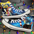 Jack Skellington And Sally The Nightmare Before Christmas High Top Shoes, For Men And Women Custom Canvas High Top Shoes