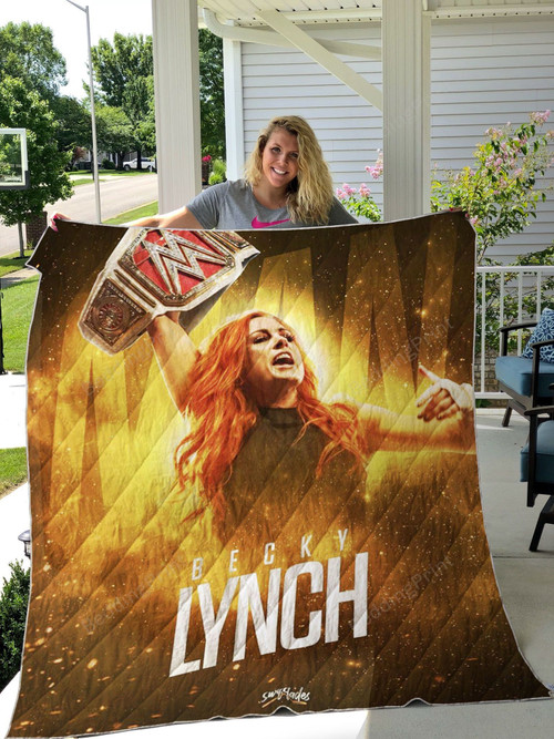 Becky Lynch Quilt Blanket Ver 6