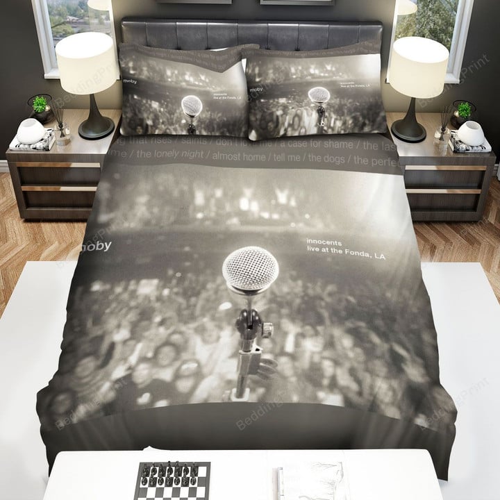 Moby Innocents Live At The Fonda Bed Sheets Spread Comforter Duvet Cover Bedding Sets