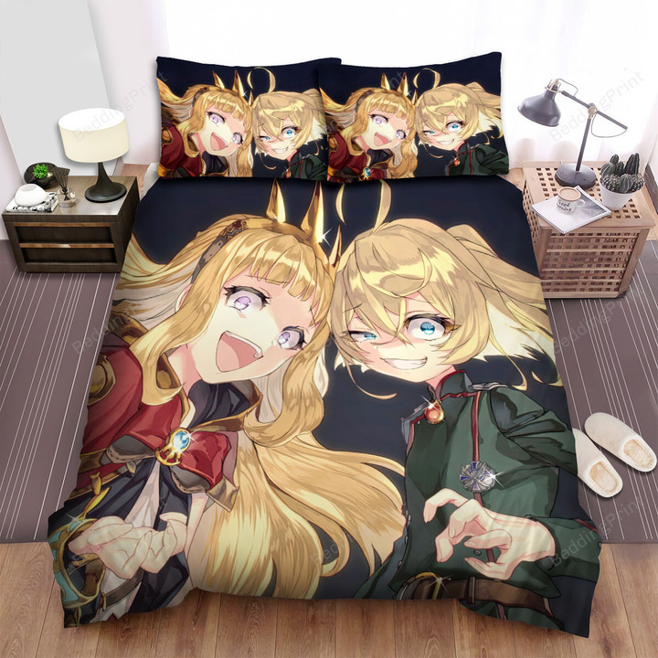 The Saga Of Tanya The Evil Tanya And Cagliostro Bed Sheets Spread Duvet Cover Bedding Sets