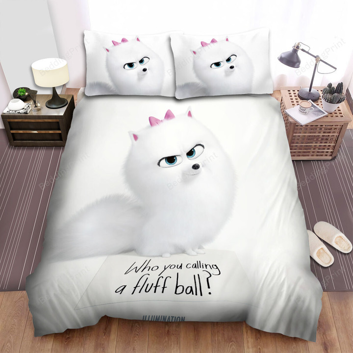 The Secret Life Of Pets 2 (2019) Gidget Poster Bed Sheets Spread Comforter Duvet Cover Bedding Sets