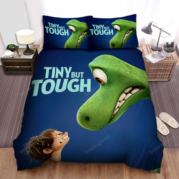 The Good Dinosaur (2015) Tiny But Tough Movie Poster Bed Sheets Spread Comforter Duvet Cover Bedding Sets