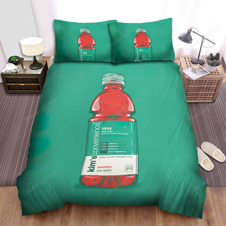 Kim's Convenience (2016–2021) Movie Illustration 8 Bed Sheets Spread Comforter Duvet Cover Bedding Sets