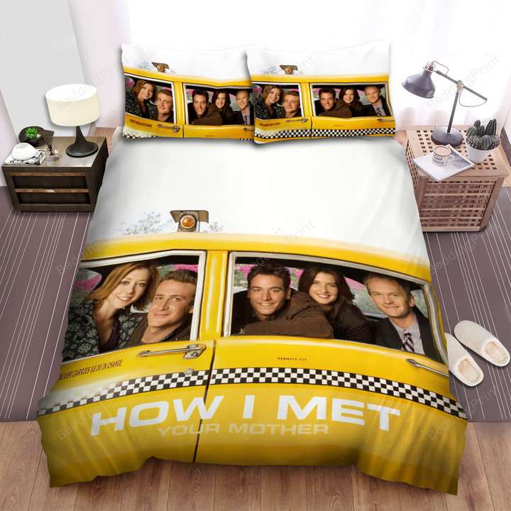 How I Met Your Mother (2005–2014) Movie Poster Fanart Bed Sheets Spread Comforter Duvet Cover Bedding Sets