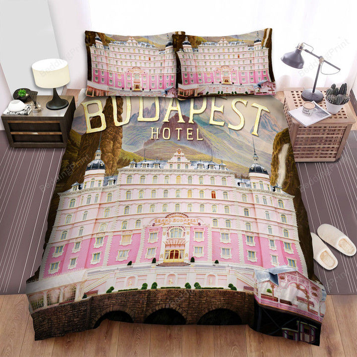 The Grand Budapest Hotel (2014) Movie Poster Bed Sheets Spread Comforter Duvet Cover Bedding Sets