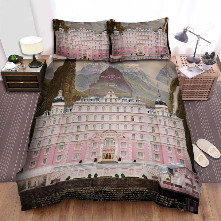 The Grand Budapest Hotel (2014) Movie Poster 3 Bed Sheets Spread Comforter Duvet Cover Bedding Sets