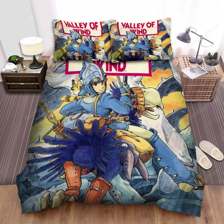 Nausicaä Of The Valley Of The Wind (1984) Victory Movie Poster Bed Sheets Spread Comforter Duvet Cover Bedding Sets