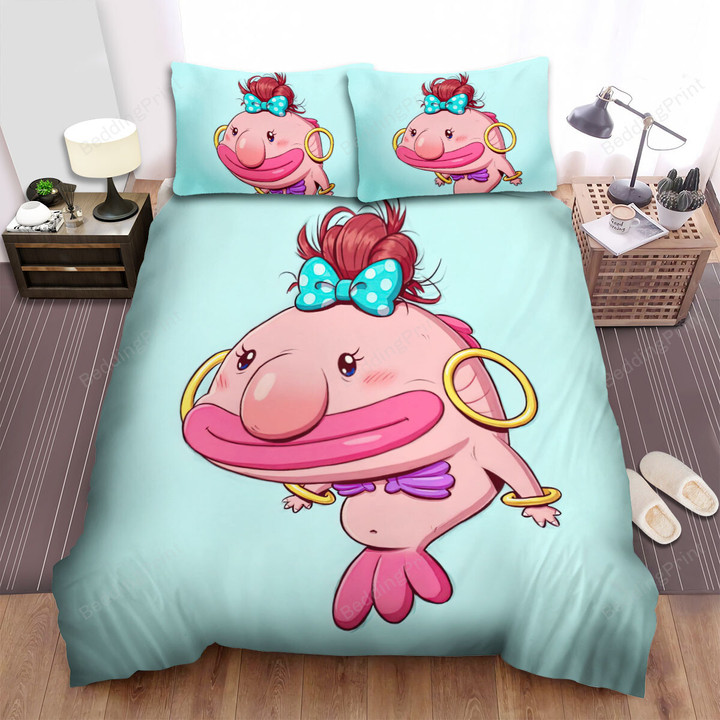 The Wild Animal -The Blobfish Mermay So Beautiful Bed Sheets Spread Duvet Cover Bedding Sets