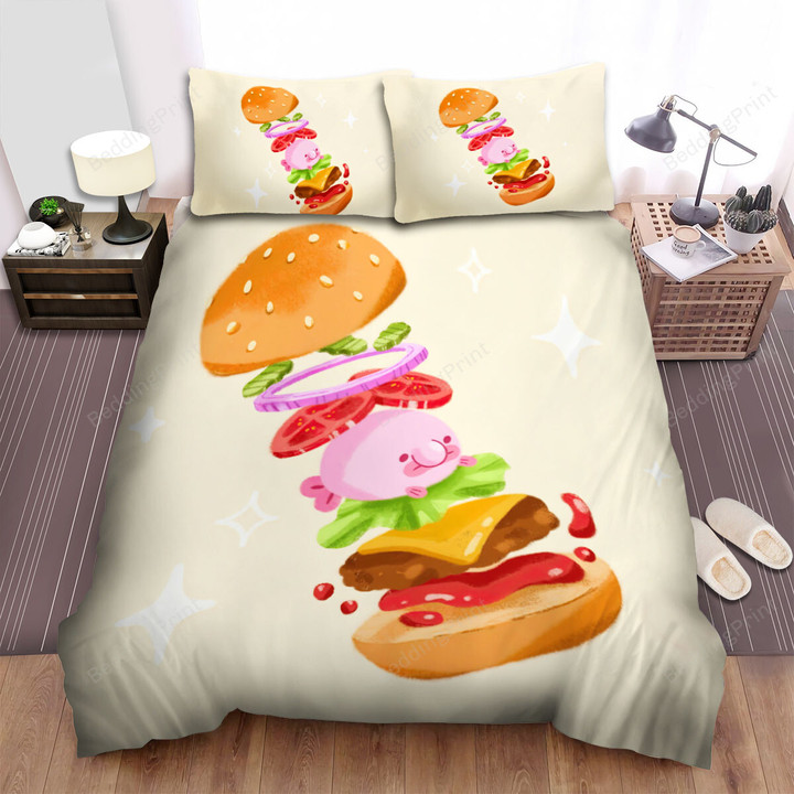 The Wild Animal - The Hamburger Blobfish Bed Sheets Spread Duvet Cover Bedding Sets