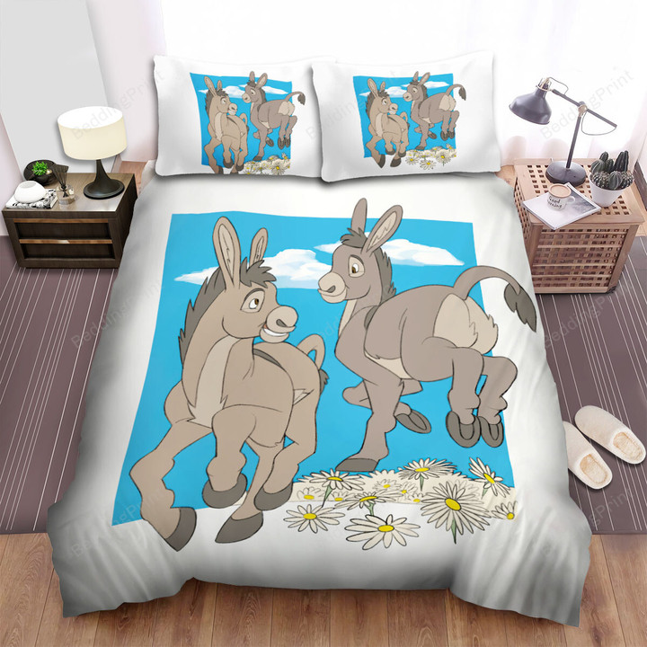 The Donkey Pair Bed Sheets Spread Duvet Cover Bedding Sets