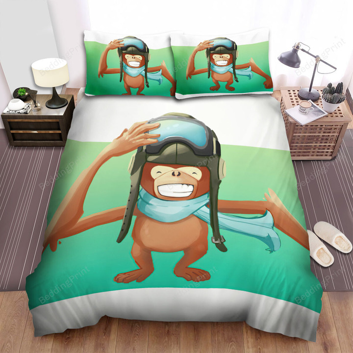 The Wild Animal - The Junior Orangutan Pilot Bed Sheets Spread Duvet Cover Bedding Sets