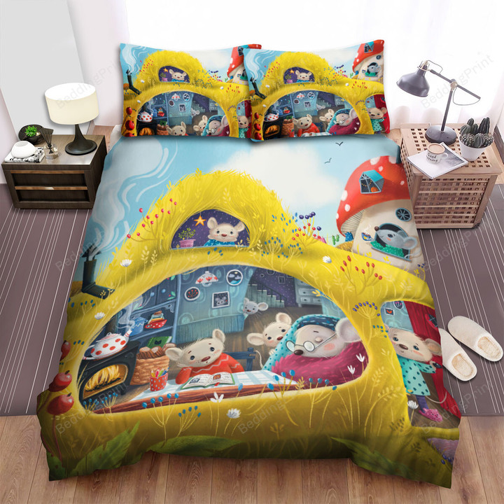 The Wild Creature - The Mouse In The House Bed Sheets Spread Duvet Cover Bedding Sets