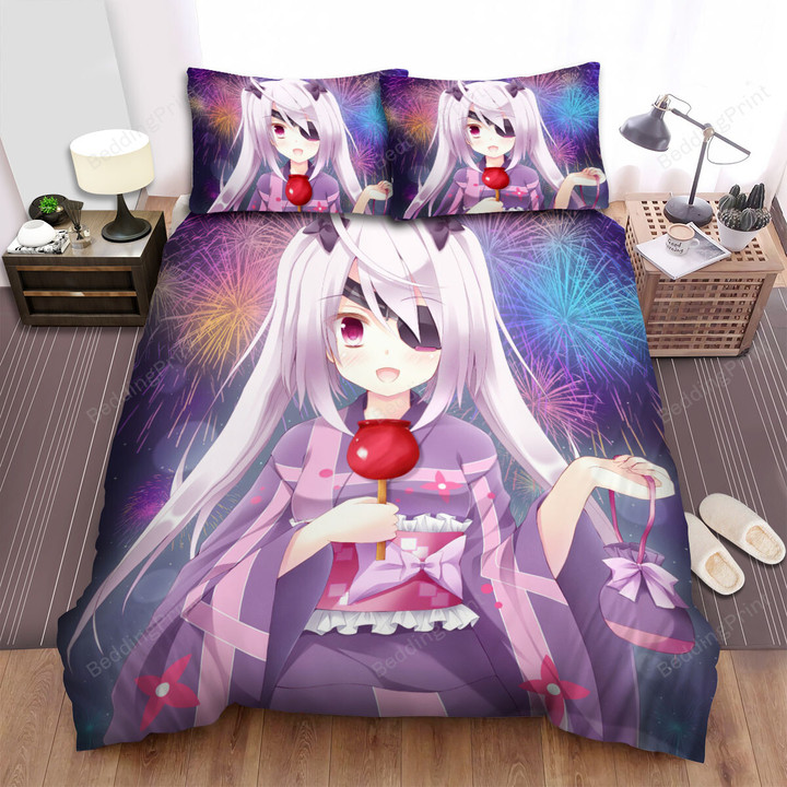Infinite Stratos Laura Bodewig In Kimono Bed Sheets Spread Duvet Cover Bedding Sets