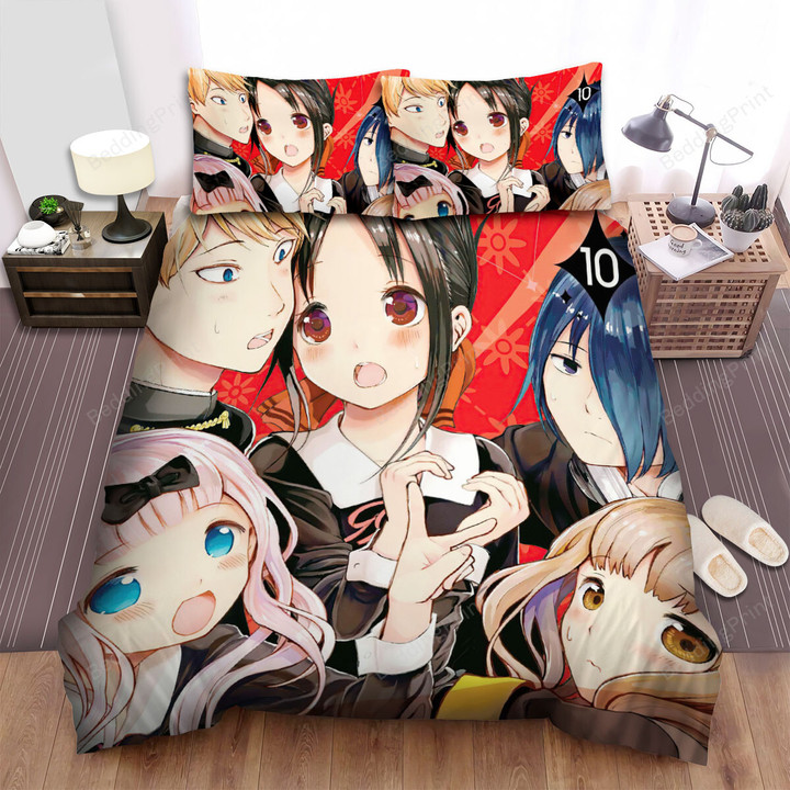 Kaguya-Sama: Love Is War Anime Poster 5 Bed Sheets Spread Comforter Duvet Cover Bedding Sets