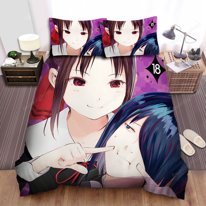 Kaguya-Sama: Love Is War Anime Poster 8 Bed Sheets Spread Comforter Duvet Cover Bedding Sets