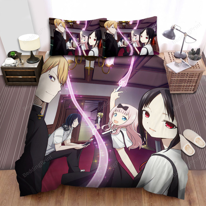 Kaguya-Sama: Love Is War Anime Poster 13 Bed Sheets Spread Comforter Duvet Cover Bedding Sets